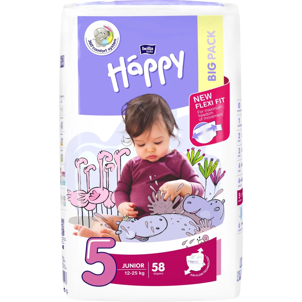 scutece happy junior 58
