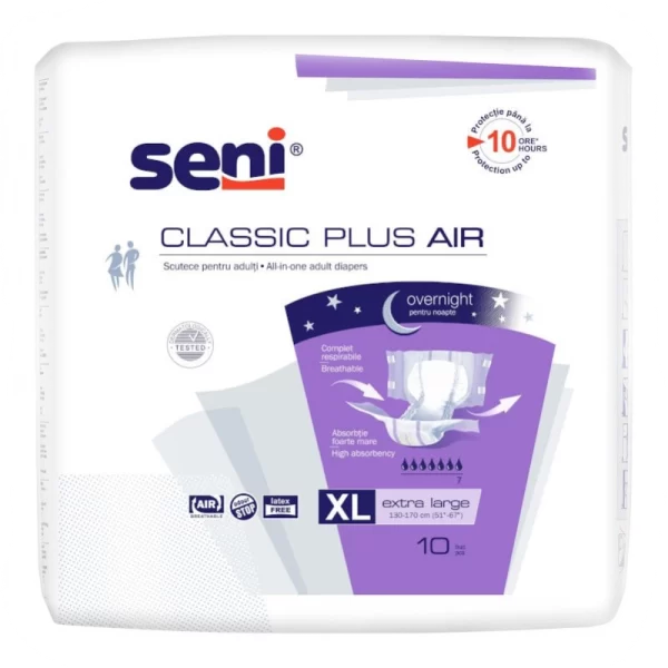 scutece adulti seni classic plus air 10